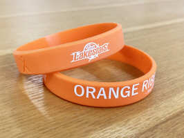 オレンジ ラバーバンド \