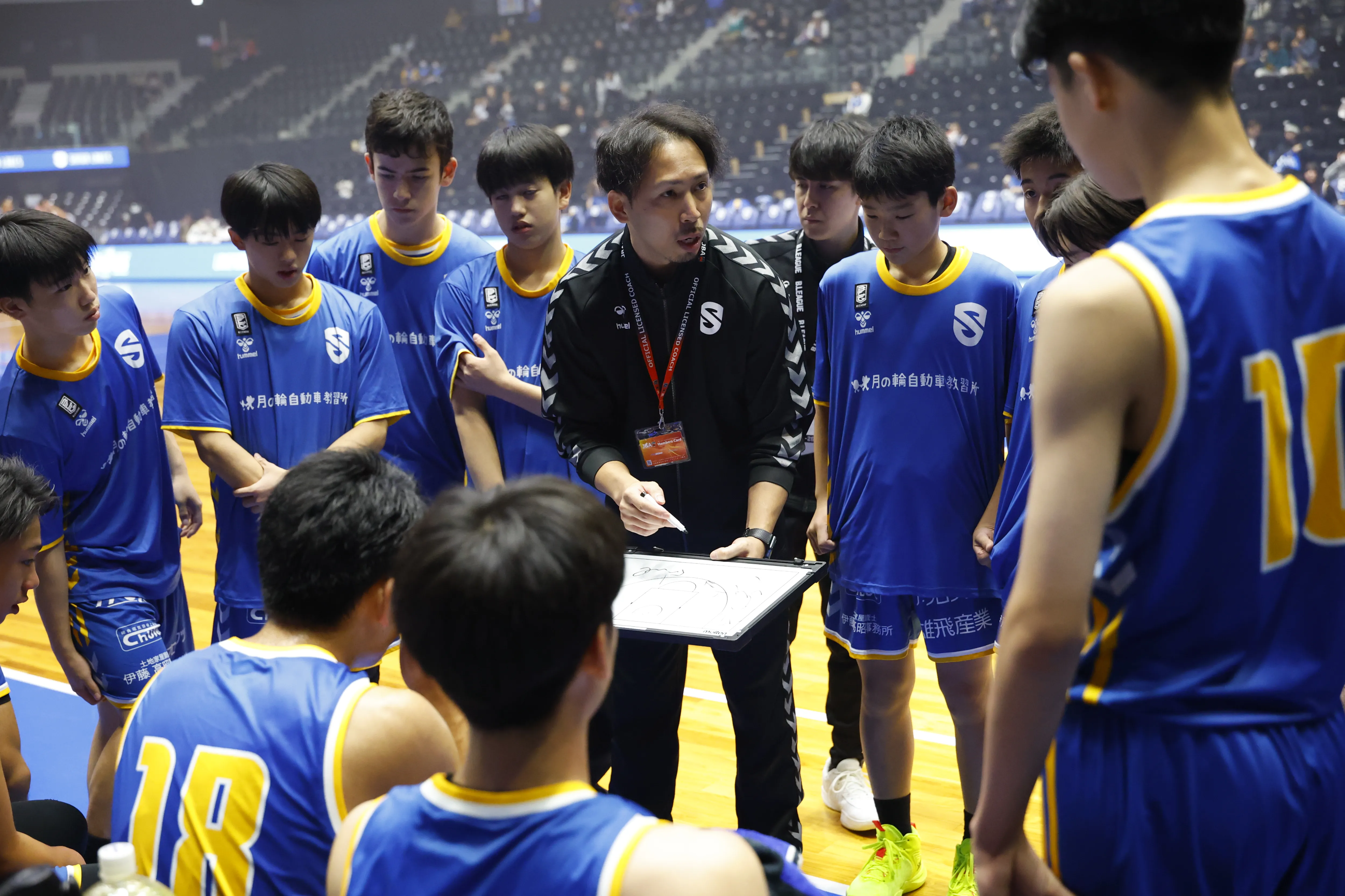 滋賀レイクスU15 集合写真