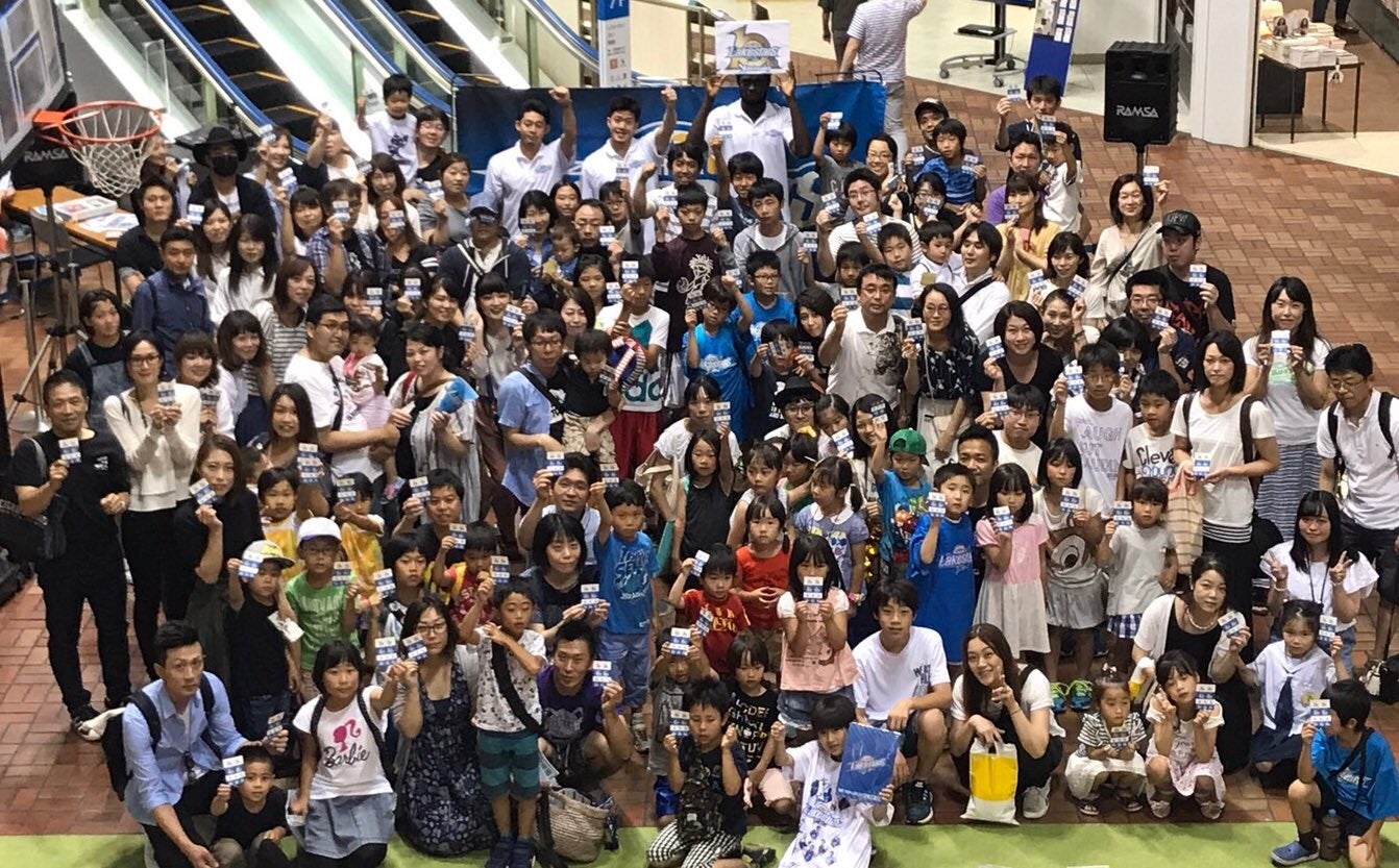 6 10 日 西武大津店でイベントを開催 サンバ選手 樋口選手 狩野選手と交流ができる 滋賀レイクスターズ
